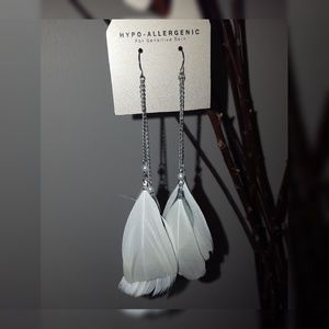 Feather earring